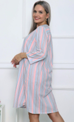 Халат на пуговицах М612