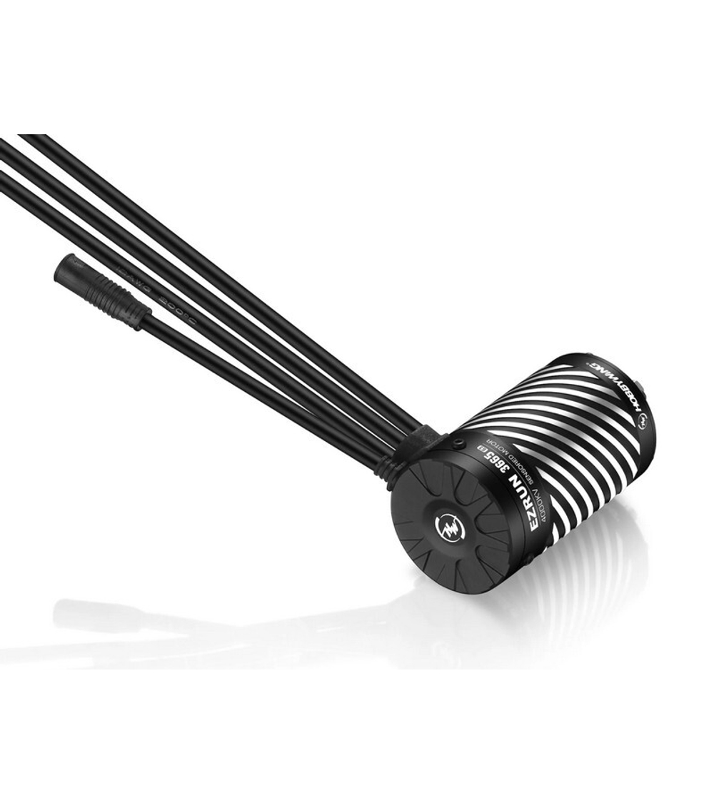 Бесколлекторный мотор Hobbywing EZRUN-3665SD-4000KV-BLACK-G3 (5.00/16.5мм, 1/10) бессенсорный