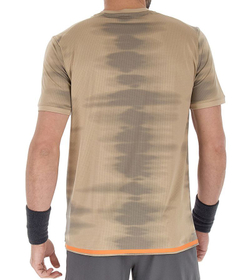 Мужская теннисная футболка Lotto Tech II D2.A T-Shirt - Коричневый