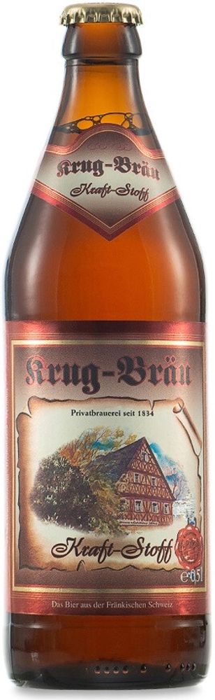Пиво Круг-Брой Крафт-Штофф / Krug-Brau Kraft-Stoff 0.5 - стекло
