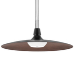 737427 Люстра EMISFERO 19W LED 1347LM 130G ЧЕРНЫЙ/МЕДЬ 3000K