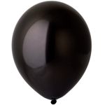 Шар латексный Хром 13 см (Черный)