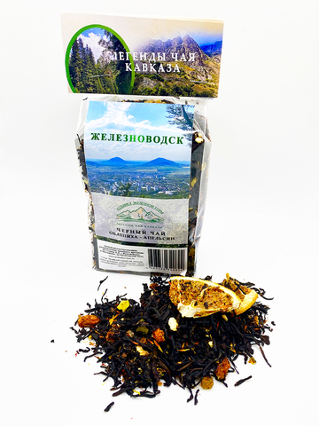 Черный чай с облепихой и апельсином