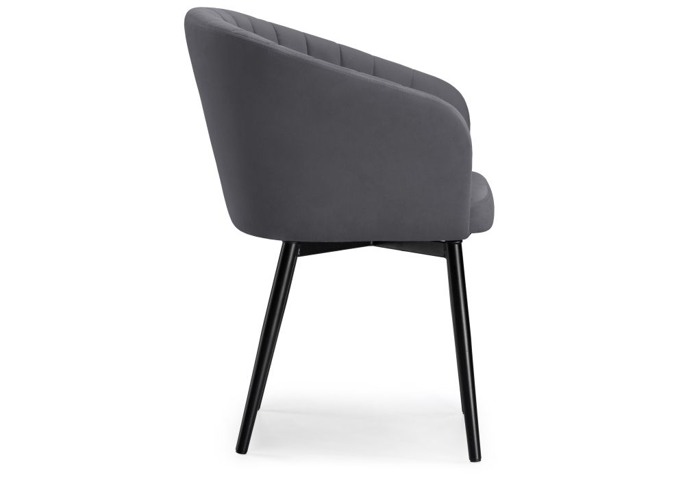 Стул на металлокаркасе Моншау крутящийся velutto 32 / черный