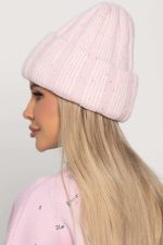 Шапка двухслойная Зимние деньки (нежно-розовая) Ш22-4М LT Collection