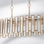 712162 Люстра AGAVE 6х40W E27 ШАМПАНЬ/ПРОЗРАЧНЫЙ