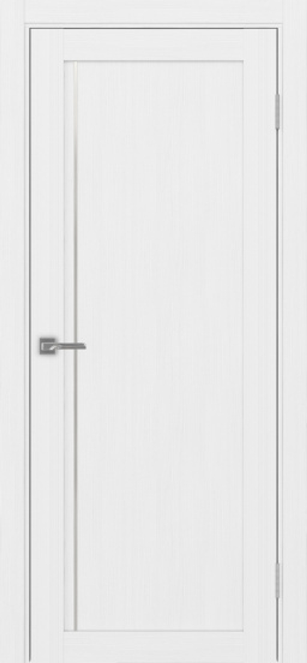 Межкомнатная дверь Optima Porte ТУРИН 565АППSC.11 Молдинг AL мат.хром