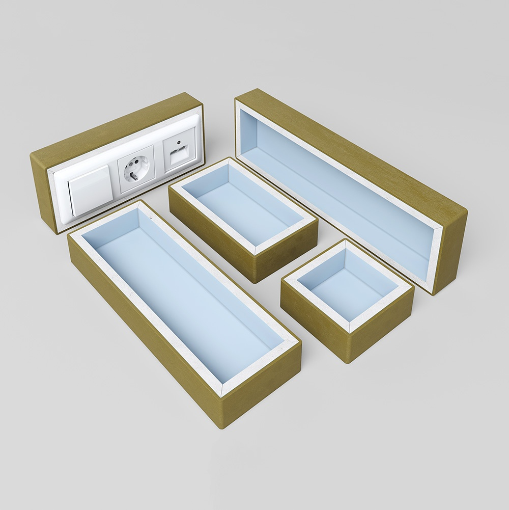 Звукоизоляционный подрозетник 2-секционный SoundGuard M-BOX 2 (200х120х45мм) (ИзоБокс 2М)