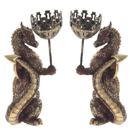 GAEM Подсвечник "Дракон", D6 см, L11 W12 H23 см, 2в.