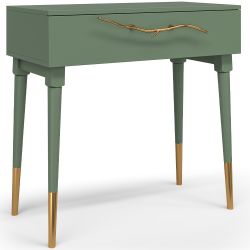 Консоль Арт Колор matte Стайл Голд Зеленый нефрит матовый