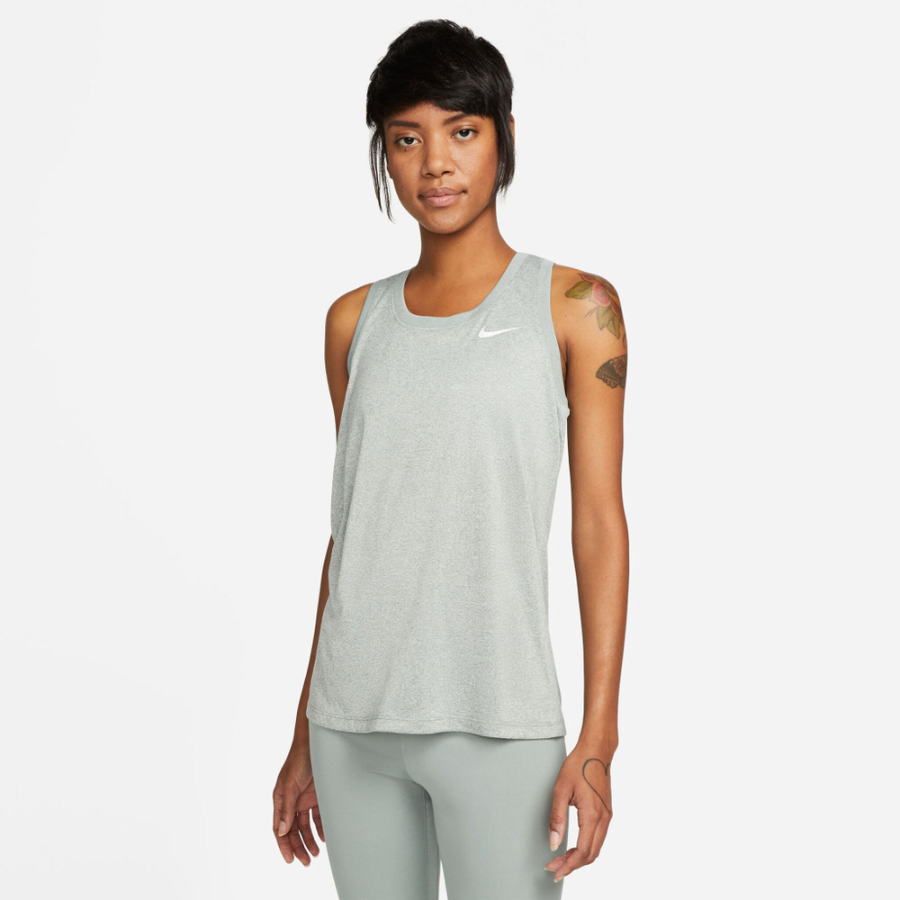 Женская теннисная майка Nike Dri-Fit Regular Tank Top Women - Lightgrey