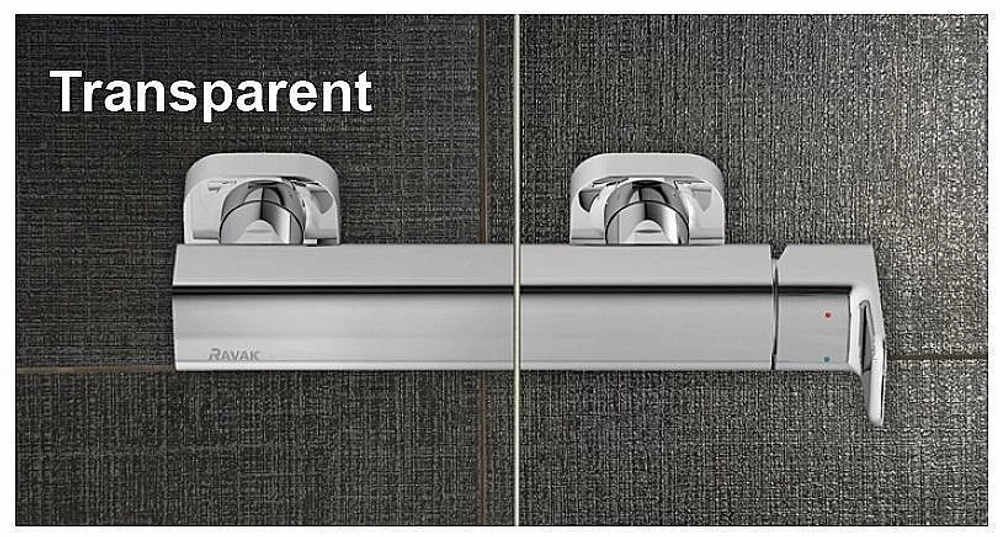 Шторка для ванной Ravak Chrome Rosa CVSK1 160/170 100