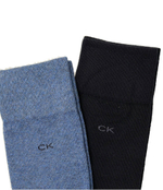 носки 2 пары Calvin Klein - голубой(701218631)