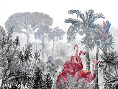 Дизайнерские обои Wall Street Zoo