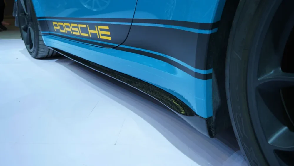 Карбоновые боковые юбки KARBEL для PORSCHE 911 991.2 GT3 2015–2020