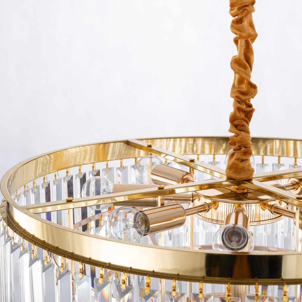 Citilux Ricky CL314163 Люстра подвесная хрустальная