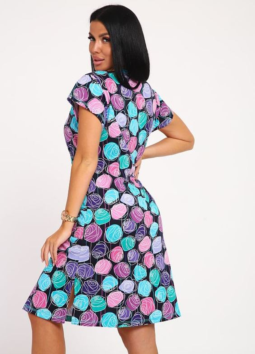 Халат женский "Ингрит К.П" молния (945)