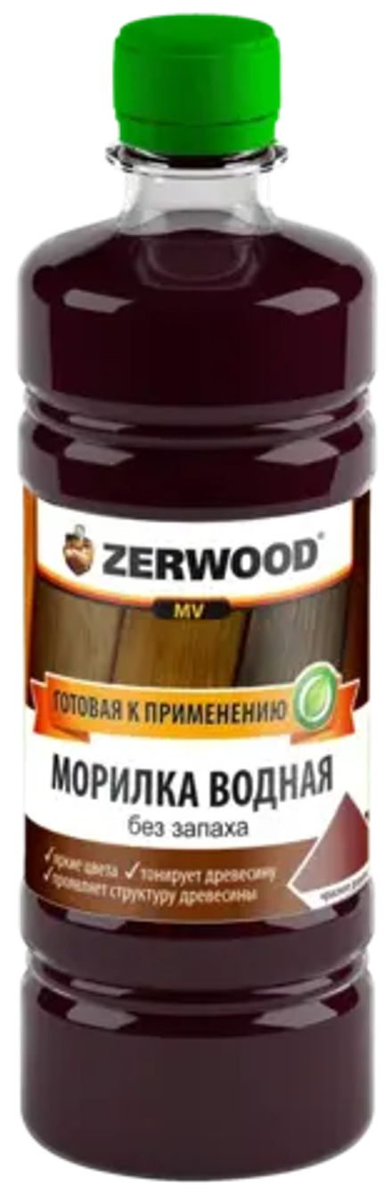 ZERWOOD MV Морилка водная Красное дерево 0,5л (ИжСинтез)