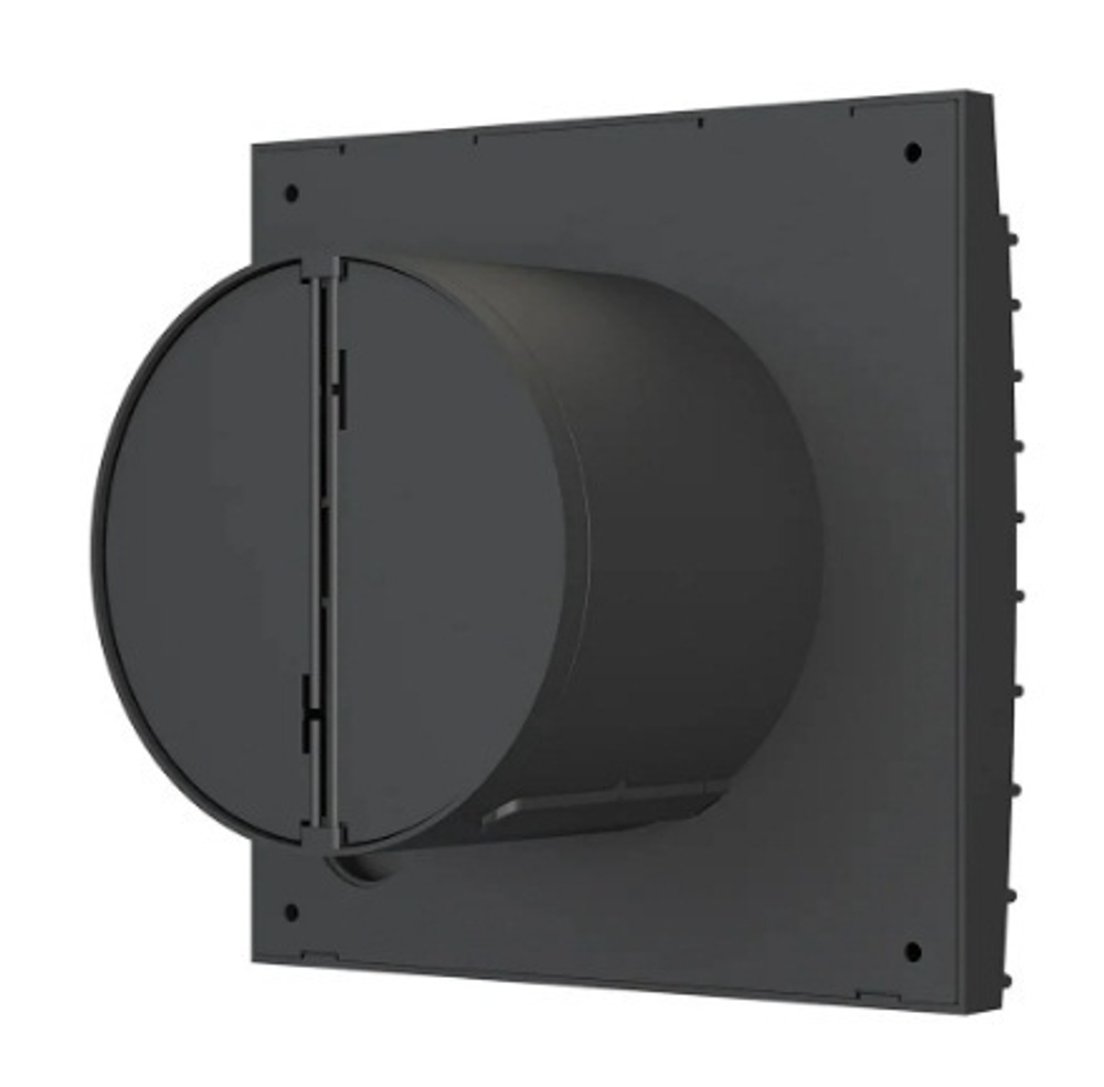 Вентилятор накладной ERA DiCiTi SILENT 5C Matt Black dØ125