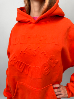 Oversize Худи " Ultra Runner " orange