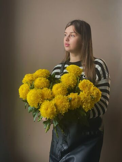 Хризантема одноголовая (Желтая)