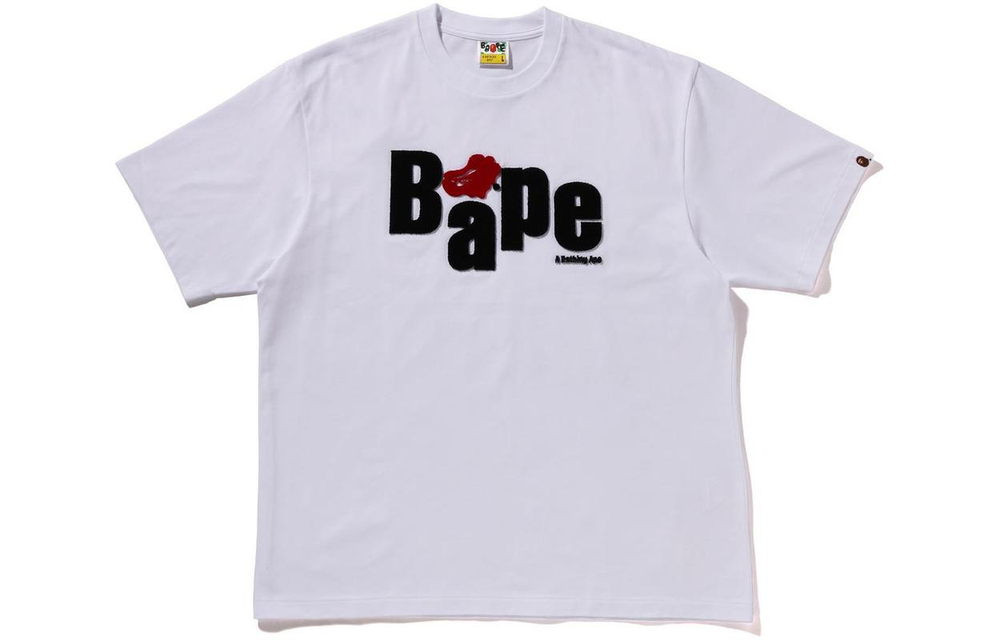 A Bathing Ape Bathing Ape Heart Ape Head Cotton Футболка