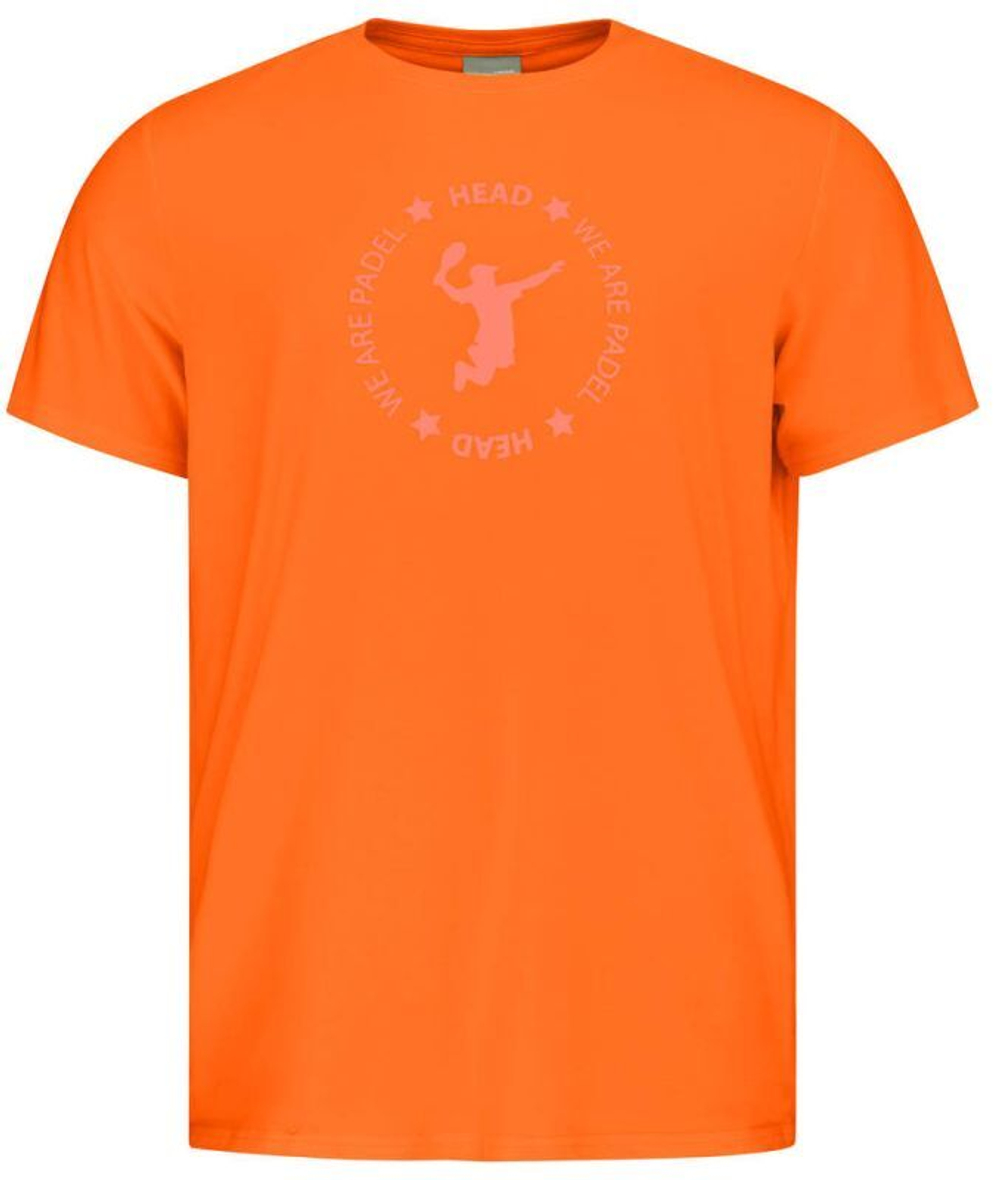 Теннисная футболка Head We Are Padel T-Shirt - orange