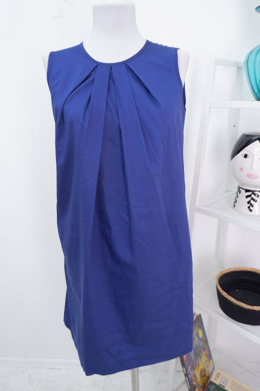 Платье Ostin прямое синее 44 размер