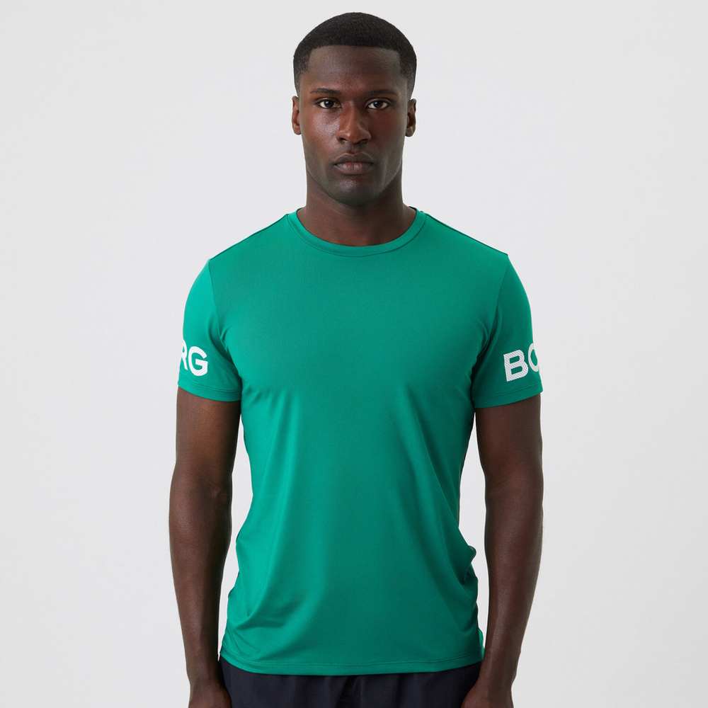 Мужское теннисное поло Björn Borg T-Shirt Men - Green