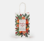 Пакет подарочный новогодний крафтовый «С Новым годом», 12×9×21 см