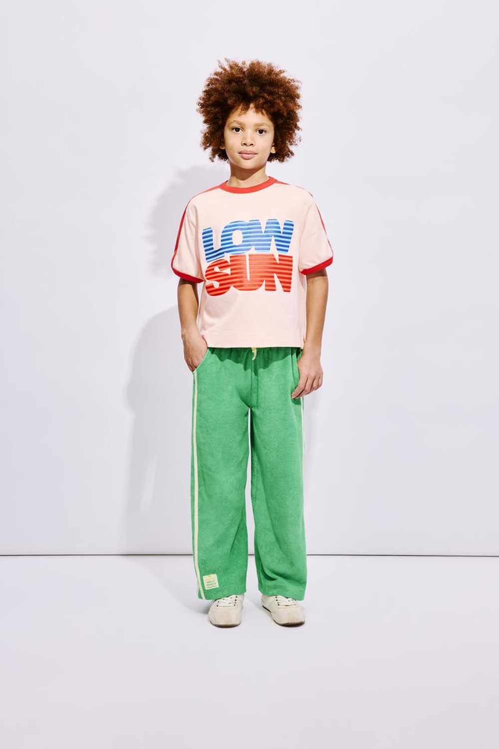 ZARA ФУТБОЛКА С КОНТРАСТНОЙ НАДПИСЬЮ, РОЗОВЫЙ/БЕЛЫЙ