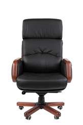 Офисное кресло Chairman 417 Россия нат.кожа/экокожа черная (мультиблок)