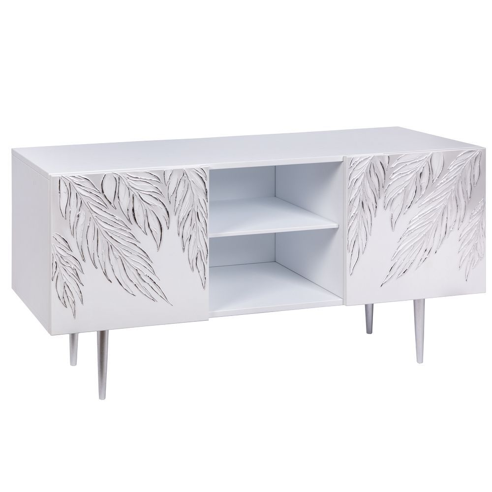 Тумба под ТВ Тропик 117см Стайл Айс Сильвер