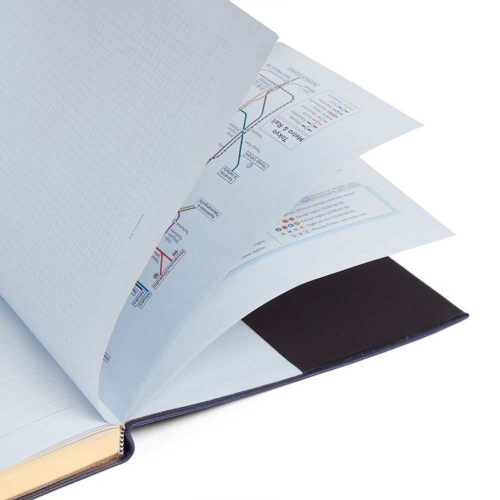 Smythson Ежедневник 2026 W1 Diary in Panama, Navy