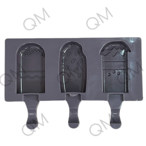 Форма для мороженого «Эскимо со сладостями», 3 ячейки (74,2 см), 19,517,7 см, цвет МИКС