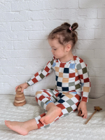 Футболка с длинным рукавом Mjölk Шахматы