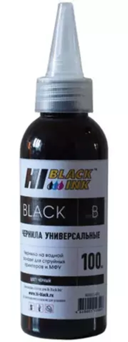 Чернила HI-BLACK для EPSON (Тип E) универсальные, черные 0,1 л,водные, 150701038001