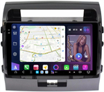 Магнитола для Toyota Land Cruiser 200 2007-2015 (экран климата внизу) - FarCar GX381M монитор 10.36" 2K QLED на Android 14, TS20, 6+128Гб, CarPlay, 4G SIM-слот