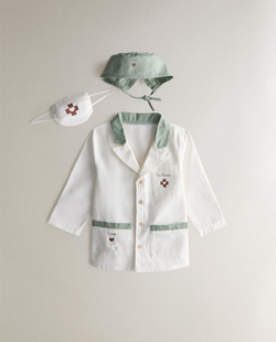 Игровой набор детский сюжетно-ролевой Zara Home, хлопок, белый, 4616/052
