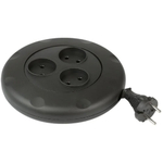 Удлинитель бытовой 3 гн, 3 м, ПВС, 2х1 мм2, б/з, 2200 Вт, чер, Smartbuy, SBE-10-3-03-B