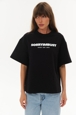 Футболка SORRY I`M BUSY | Черный