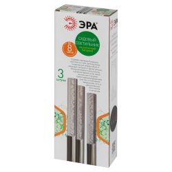 ERASF024-21 ЭРА Садовый светильник Пузырьки на солнечной батарее, 3 шт 38 см