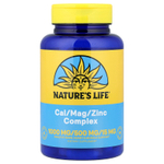 Nature's Life, Комплекс кальция, магния и цинка, 100 капсул