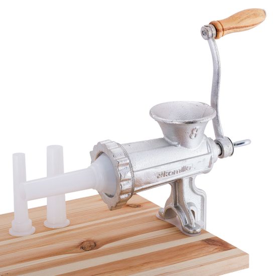Мясорубка механическая чугунная Kamille KM-6522 с насадками