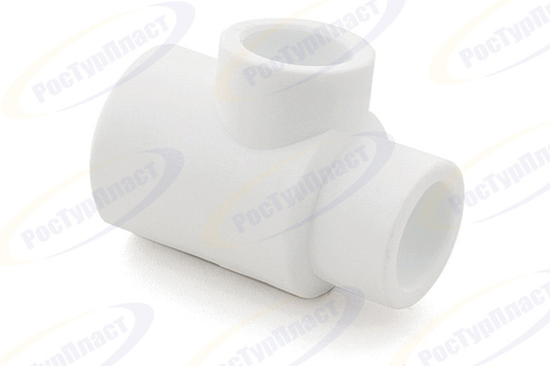Тройник переходной PPR  40х25х40, PN25 белый, РТП (90/9)