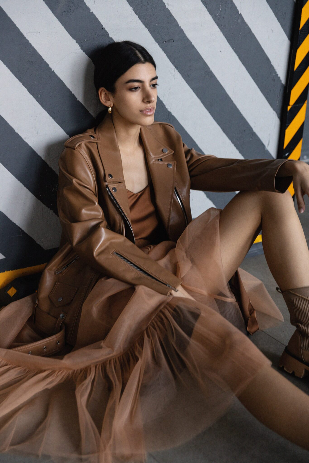 Косуха карамель medium мягкая кожа