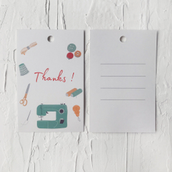 Бирки "Thanks" шитье