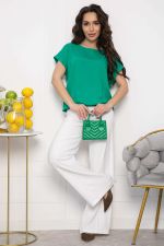 Блуза Леонора (зеленая) Б13600-25М LT Collection