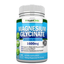 NutriONN Magnesium Glycinate 90 капсул, Глицинат Магния, Магний !!!Срок 10.2025