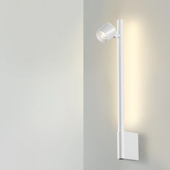 359312 OVER NT24 290 белый Светильник настенный диммируемый (выключатель) IP20 LED 7W+7W 4000K 220-240V FERMO